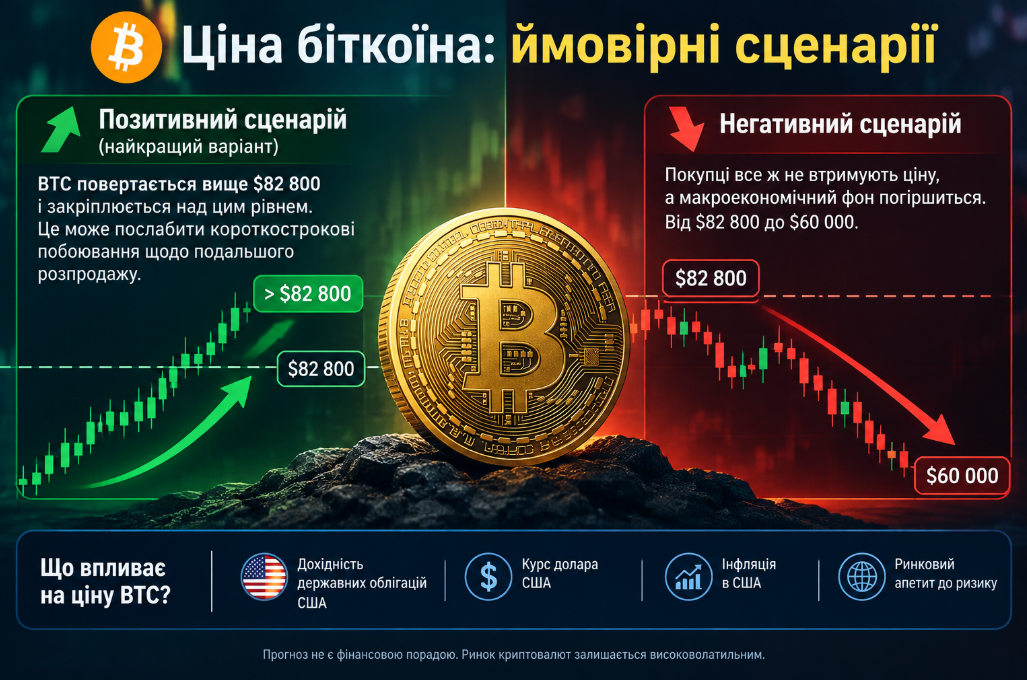 Аналітики попереджають про критичні рівні зниження ціни BTC